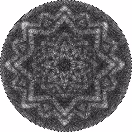 Mandala géométrique